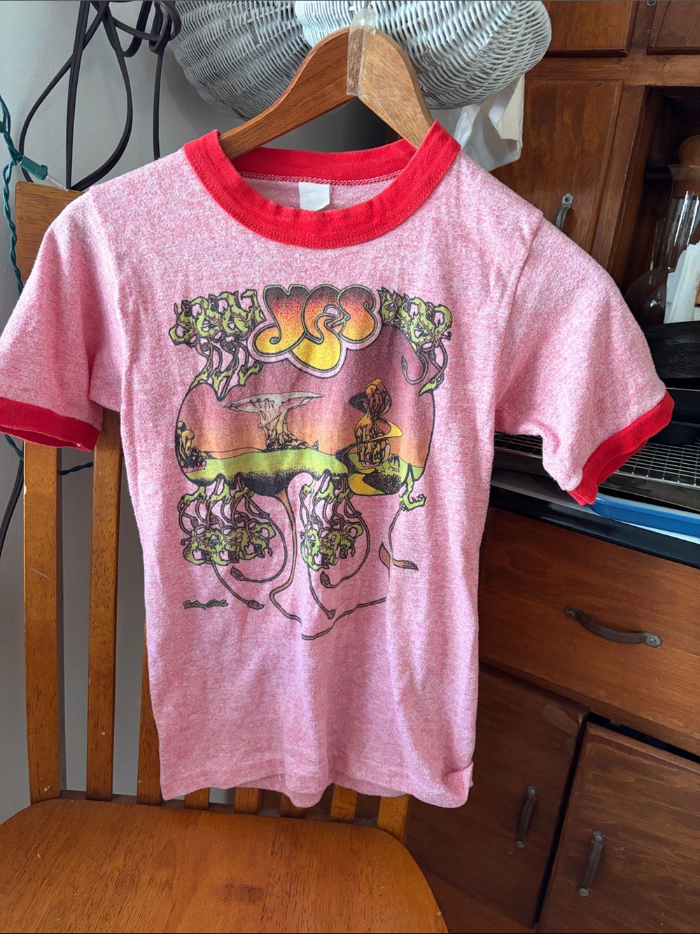 RARE 1970s Yes Ringer tshirt small